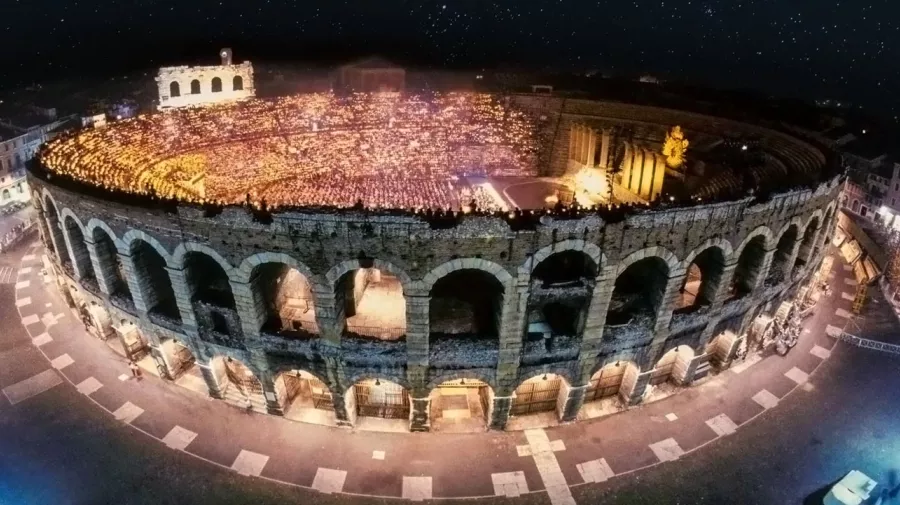 Open air theatre for opera